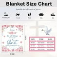 thumbnail image 3 of LHSHID Christian Gifts for Women Ultra Soft Religious Gifts Blanket with Bible Verse and Inspirational Thoughts Warm Plush Prayers Blanket Get Well Soon Gifts for Men Women 50"x60", 3 of 6