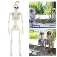 thumbnail image 7 of XGFHYJEH Halloween Decorations Decor, Halloween Skeleton Plastic Human Skull Pendant Foldable Decoration, 7 of 7