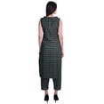 thumbnail image 4 of Moomaya Printed Womens Sleeveless Peter Pan Collar Kurta Pant Set,2 Piece Ethnic Set, 4 of 7