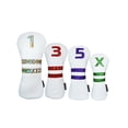 thumbnail image 2 of Cubiertas de cabeza de golf Baoblaze PU de cuero 4 piezas blanco, 2 of 7