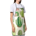 thumbnail image 4 of Fuzoiu Cactus And Succulent Print Kitchen Cooking Aprons,Kitchen Cooking BBQ Aprons,Chef Apron with 2 Pockets for Men Women,Art Aprons for Painting Pottery Ceramics, 4 of 7