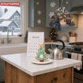 thumbnail image 6 of Stylish Metal Hanging Christmas Tree Wind Spinner - Concentric Circle Design with Festive Winter Scene for Garden & Yard Decor, 6 of 7
