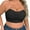 Black, variant on ,Women's Front Hook Closure Bras Oversized Non- Push up Bandeau Bra Strapless Breathable Comfort Large Tube Top Beige XL