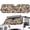 Brown Leopard Print, variant on Chririnla Cute Skeleton Windshield Sunshade for Wrangler,Starfish Sun Visor Windshield Shade Blocks UV Rays,Heat Shield Compatible with Wrangler TJ JK JL 2/4 Door Custom Fit Women Men