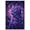 Unframe-style, variant on Vibrant Galaxy Cat Canvas Wall Art Purple Blue Space Kitten Picture Starry Nebula Animal Print Artwork for Living Room Bedroom Bathroom Home Office Decor