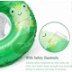 thumbnail image 4 of Baby Cartoon Frog Swimming Float Children's Inflatable Pool Float Boat with Seat & Handle, 4 of 4