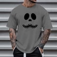 thumbnail image 2 of LIIPEE Short Sleeve Tees For Men Halloween Graphic Crew Neck Casual T Shirts Male Comfortable Breathable Versatile Tshirt,XXXL, 2 of 4