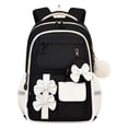 thumbnail image 2 of AoDai Belted girl's schoolbag set - Large capacity student backpack with pen holder and handbag for storage, 2 of 5