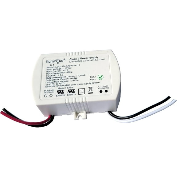 700mA Dimmable Constant Current 16.8W DC LED Driver Transformer UL Approved