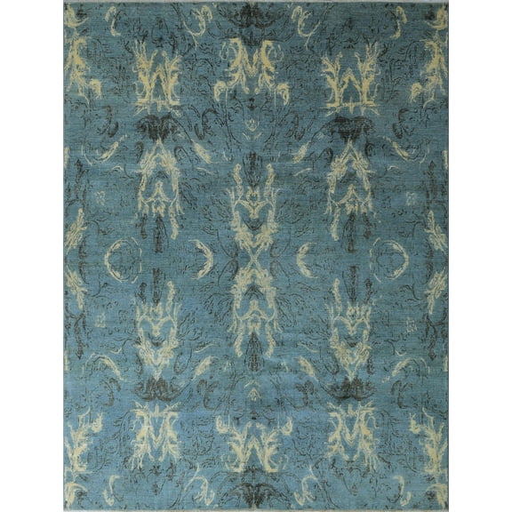 Yousafi Braelyn Grey/Ivory Rug, 9'0" x 11'11"