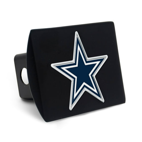 NFL Dallas Cowboys Team Enamel Black Hitch Cover
