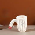 thumbnail image 4 of TIEVOSA 1PC Novelty Cactus Ceramic Cup Smooth Living Room for Hospitality Display And, 4 of 6