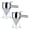 2PC_Silver, variant on 2PC Pancake Batter Dispenser, Stainless Steel Manual Batter Separator,Pancake Batter Dispenser Stainless Steel Handheld Stirring Batter Separator