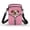 Bulldog Zipper Art, variant on Uourmeti Botanical Leaf Mini Money Bag Pouch, Crossbody Strap 2 Layer Single Shoulder Bag for Travel Work