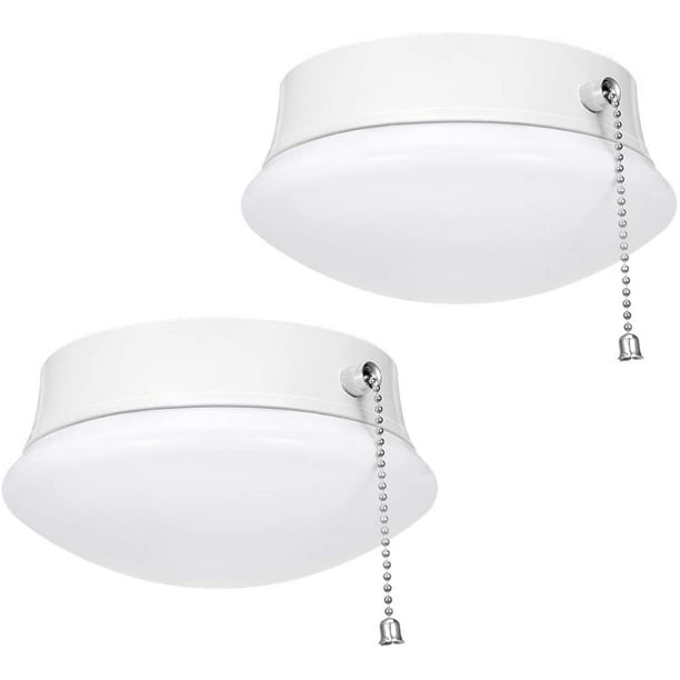 7 Modern Led Ceiling Light With Pull Chain 12w 4000k 1300lm 125w E26 Bulb Replacement Energy Saving Flush Mount Lighting For Closets Bedroom Corridor 2 Pack Com - Pull Cord Led Ceiling Light 7 Modern Led Ceiling Light With Pull Chain 12w 4000k 1300lm 125w E26 Bulb Replacement Energy Saving Flush Mount Lighting For Closets Bedroom Corridor 2 Pack Com - Pull Cord Led Ceiling Light