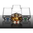 thumbnail image 2 of Crystal Bubble Base Whiskey Glass - 4 Color Set - 12.5oz, 2 of 5