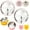 Star Beige & Pink, variant on 2-Piece Stainless Steel Baby Plates and Bowls with Suction Cups, Divided Children's Plates and Bowls, with Removable Silicone Suction Cups, Non-Slip Baby Feeding Set, Dishwasher Cleanable.