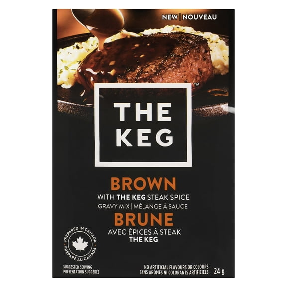 The Keg Brown Gravy Mix With Steak Spice 24g - Restaurant-Quality Gravy