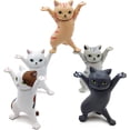 thumbnail image 1 of Soporte para bolígrafo de gato para escritorio, accesorios de escritorio para gato, regalos para amantes de los gatos, decoración del hogar bonita y divertida, 5 uds., 1 of 5