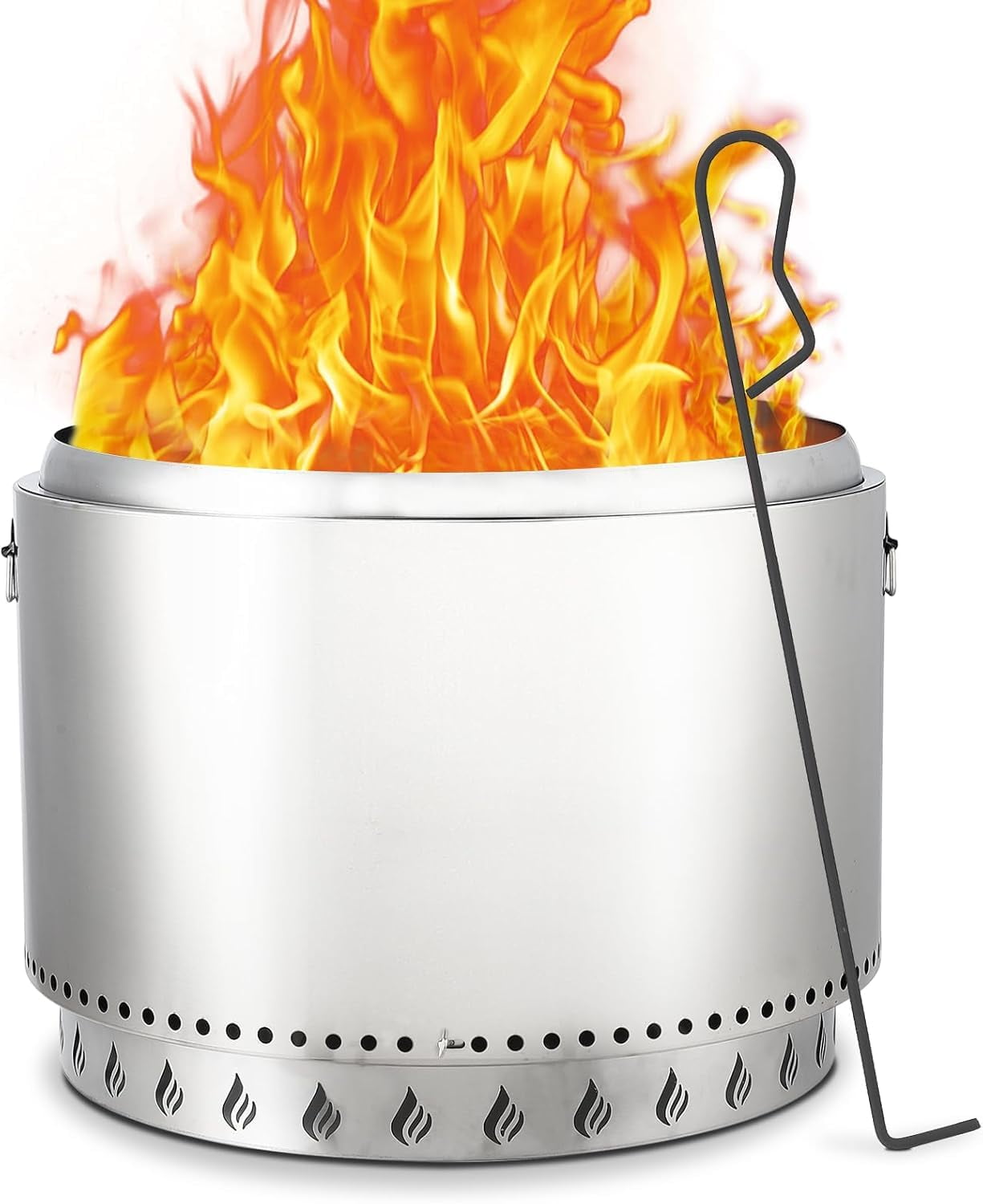 ストーブ/コンロ REVOLVER FIRE PIT, BBQ GRILL &amp; TABLE OPENBOX Fire Sense Revolver Fire Pit With Grill Rack and