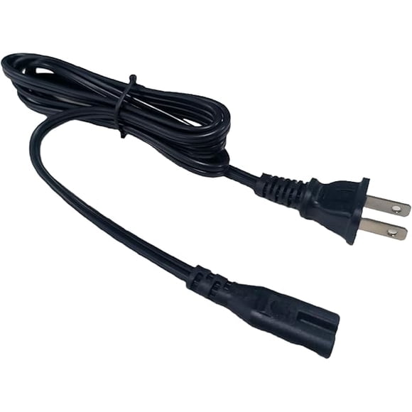 ccwmincc AC Power Cord 5ft for Xbox & PlayStation Consoles - Compatible with Xbox Series X/S, One S/X, PS5, PS4, PS3 Slim, Replacement Cable
