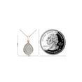 thumbnail image 5 of aaXia 10K Rose Gold 1/8ct. TDW Diamond Teardrop Pendant Necklace (H-I, I1-I2), 5 of 5