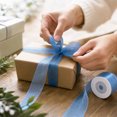 thumbnail image 6 of 2.5cm Solid Color Ribbon Christmas Gift Box Ribbon Decoration for Wrapping, 6 of 7