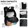 thumbnail image 4 of Superkitties Fun cartoon three-piece backpack set: includes backpack lunch box and pencil case One size, 4 of 5