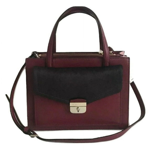 Kate Spade Red Aubergine Hyde Place Small Zarinah Handbag