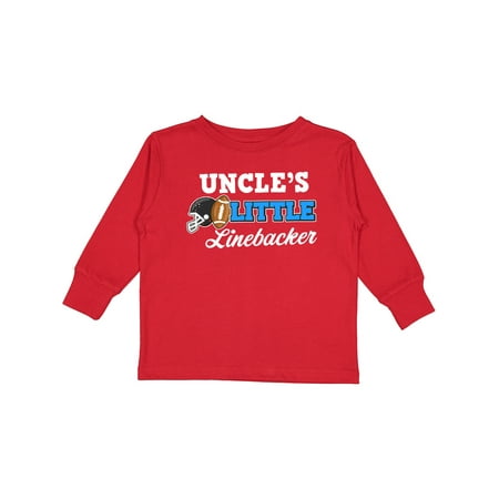 

Inktastic Uncles Little Linebacker Gift Toddler Boy or Toddler Girl Long Sleeve T-Shirt