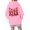 AB654 Pink, variant on Tisuna Letter Print Hoodies For Womens Casual Long Sleeve Pullover Tops Breathable Sweatshirts Going Out Fall Winter Outfits Size L