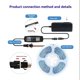 thumbnail image 4 of Controlador LED WS2812B, Control de Música con Aplicación Bluetooth para Tiras de Luces LED SK6812 WS2811 WS2812, CC de 12 V A 24 V, 4 of 5