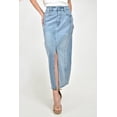 thumbnail image 4 of Falda denim midi con brillos /Juvenil, 615 (Azul claro) azul G, 4 of 5