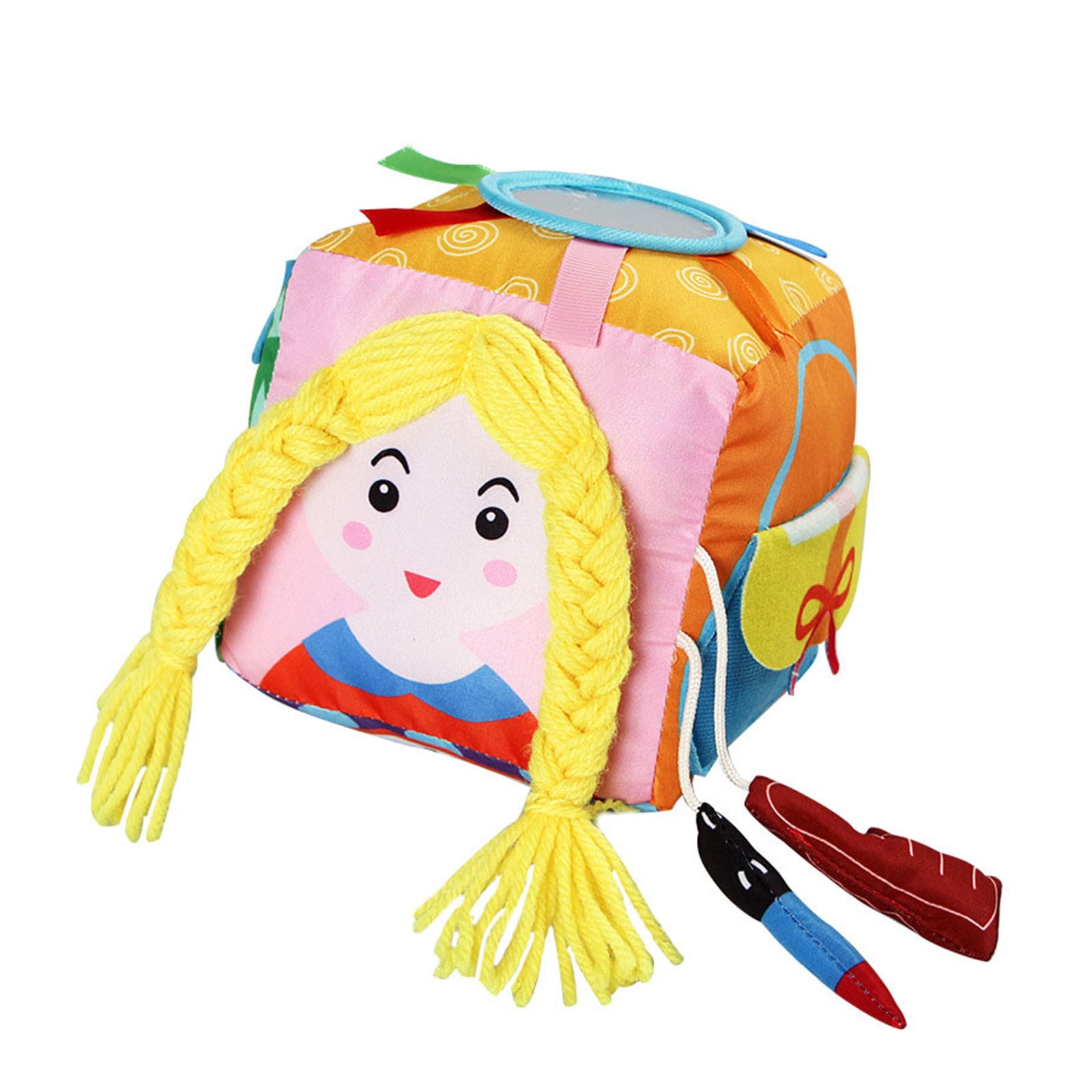 WGOUP Children's Intellectual Development Building Blocks, Baby Cloth Toy Box Children Learn To