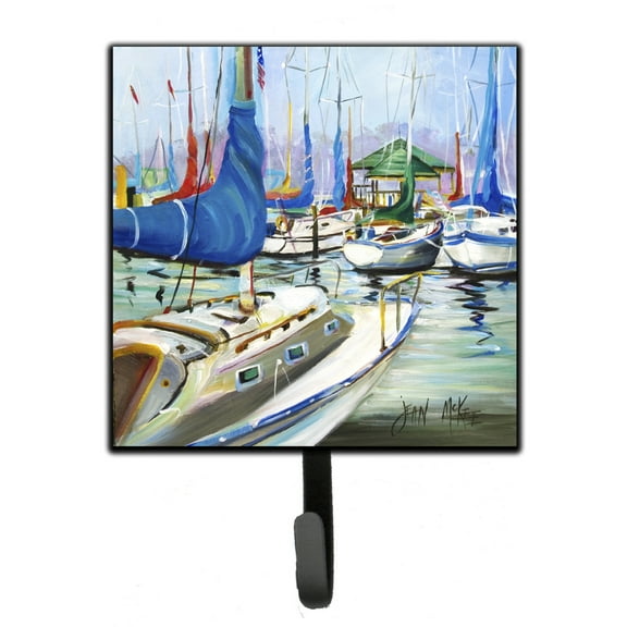 Carolines Treasures JMK1241SH4 Day break Sailboats Leash or Key Holder 7Hx4.25W multicolor
