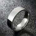 thumbnail image 6 of 6mm Gold/Silver/Rose Gold/Black Bands Party Stainless Steel Men's Ring Size 5-13, 6 of 9