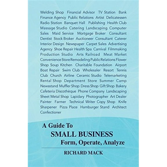 A Guide to Small Business Form, Operate, Analyze (Hardcover)