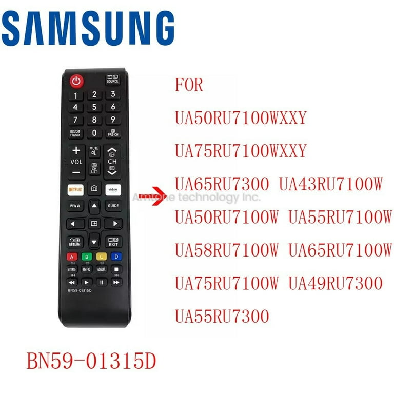 Télécommande modele BN59-01315B Samsung TV SMART Téléviseur SAMSUNG