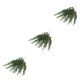 thumbnail image 3 of Bewildely 12 paquetes / lote Alambre de hierro Plantas simuladas con patrones de hojas claras Decoración de plantas artificiales Ramo de plantas Type1 NO1, 3 of 6