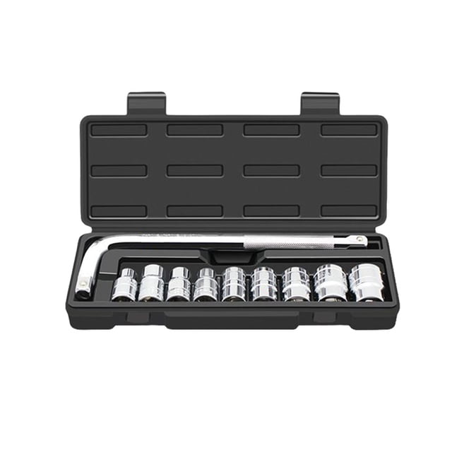 Kenally Llave de trinquete, herramienta multifunción, accesorios de reparación de automóviles, resistente al óxido, grueso, caja de almacenamiento de Vehículos, repuestos y accesorios Mis Kenally VI015969-00