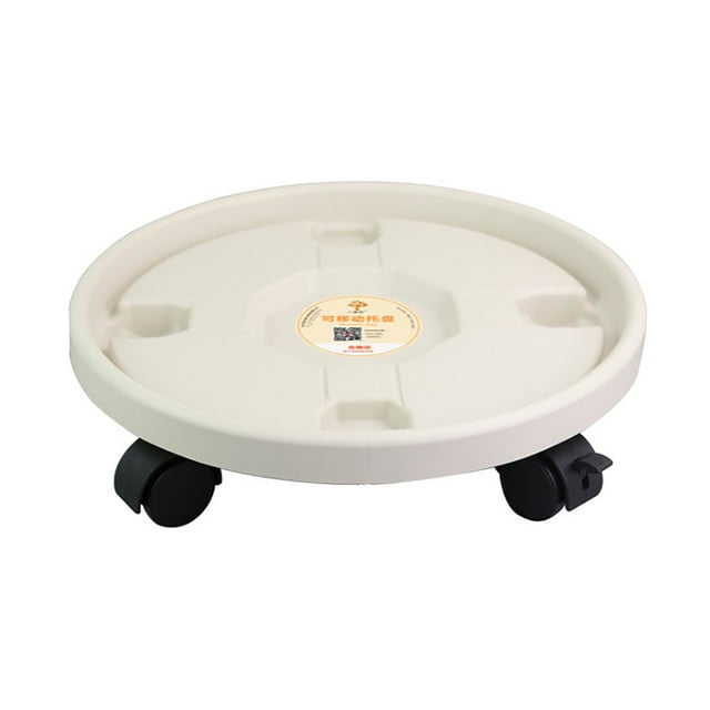 Plateau en Plastique Support Mobile Support de Pots de Fleurs Roues pour Femmes Filles Amovible Portable Support de Plante