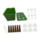 thumbnail image 3 of Kit de sistema de cultivo hidropónico, kit de cultivo hidropónico práctico y resistente, fácil de instalar. Verde, 3 of 8