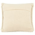 thumbnail image 3 of SAFAVIEH Darvey Bordered Beaded Accent Pillow, 20" x 20", Ivory, 3 of 3