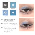 thumbnail image 3 of ZHAOCHENG Paleta de sombras de ojos con purpurina, 4 colores, azul marino, brillante, con destellos, azul brillante, resistente al agua, azul real, sombra de ojos azul brillante (04), 3 of 5