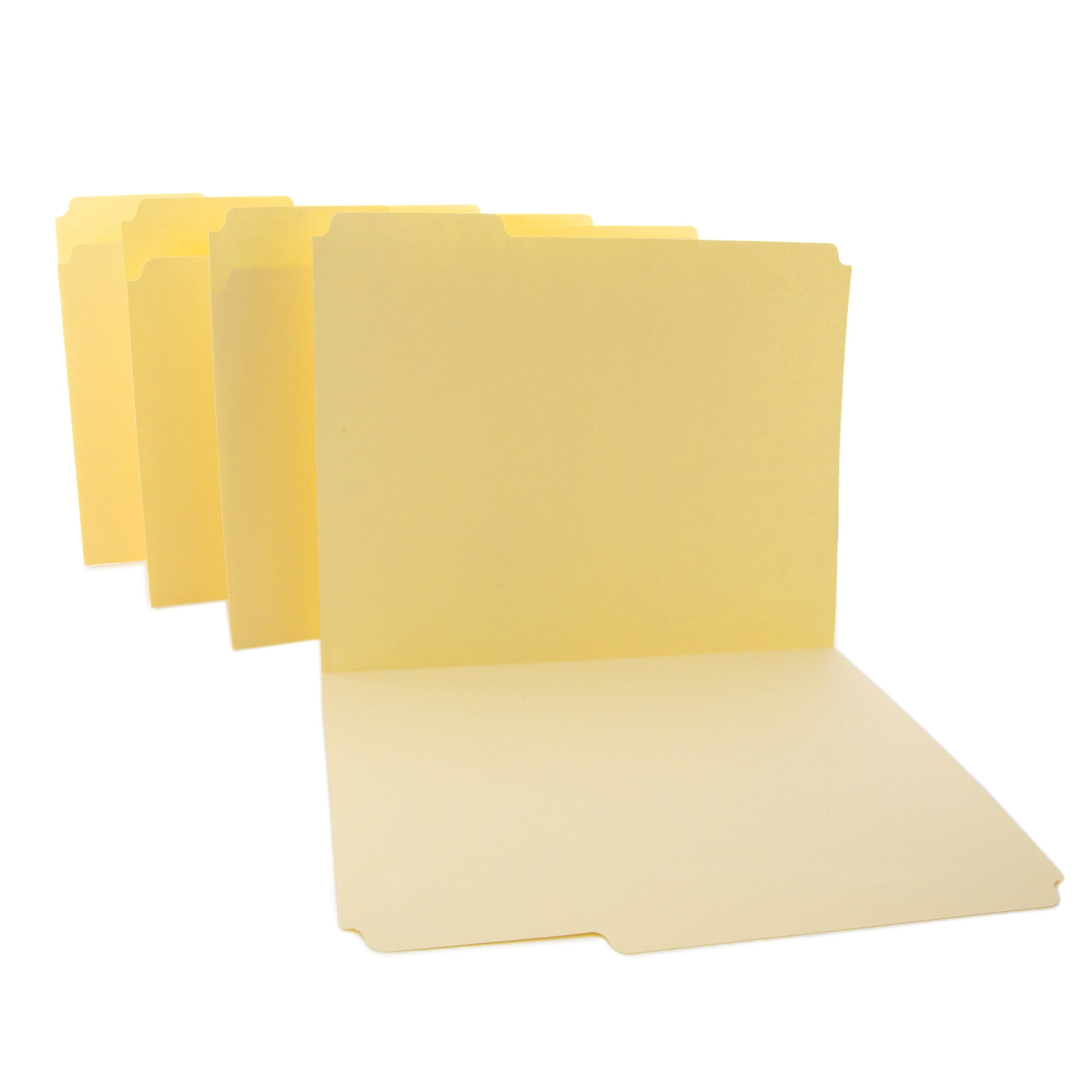 BAZIC Manila File Folder 1/3 Cut Letter Size, Left Right Center Tabs, 576-Count