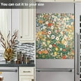 thumbnail image 3 of Yayeee Magnetic Dishwasher Cover for The Front Decoration Home Kitchen Machine Sticker Protector, Beige Floral Garden, 3 of 6