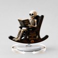 thumbnail image 5 of pathside Rotating Multicolor Ghost Acrylic Ornament, 360 Degree Cute Halloween Decor for Office Desk, 5 of 8