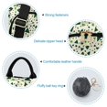thumbnail image 7 of FORMRS Women's Travel Backpack Purse Anti-theft Hidden Pockets Casual Shoulder Bag, Green Triangles Pattern, 7 of 7