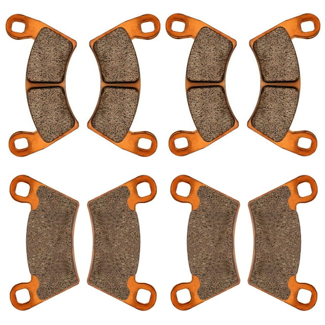 Zinger Brake Pads for 2012-2018 Polaris Ranger XP 900,2008-2013 Polaris Ranger 500 700 800, 2014-2017 Ranger Diesel,2010-2015 Ranger EV,4 Sets Front & Rear Replacement Brake Pads