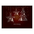 thumbnail image 1 of Harpily Napperons Promotionnels Imperméables Rouges de Noël pour Table à Manger 32 X 21 cm Saisonnier Hiver Flocons de Neige Vacances Lavables, 1 of 4